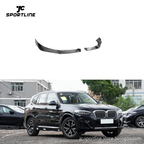 Carbon Fiber Front Spoiler for BMW X3/X4 2022-2024